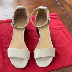 Michael Kors Beige Ankle Strap Sandals